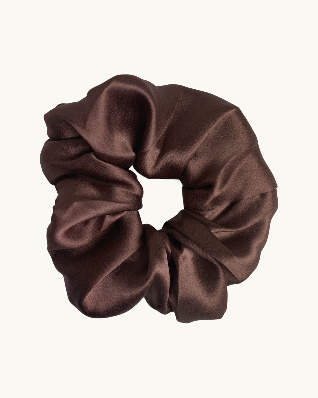 Silk Scrunchie Cocoa