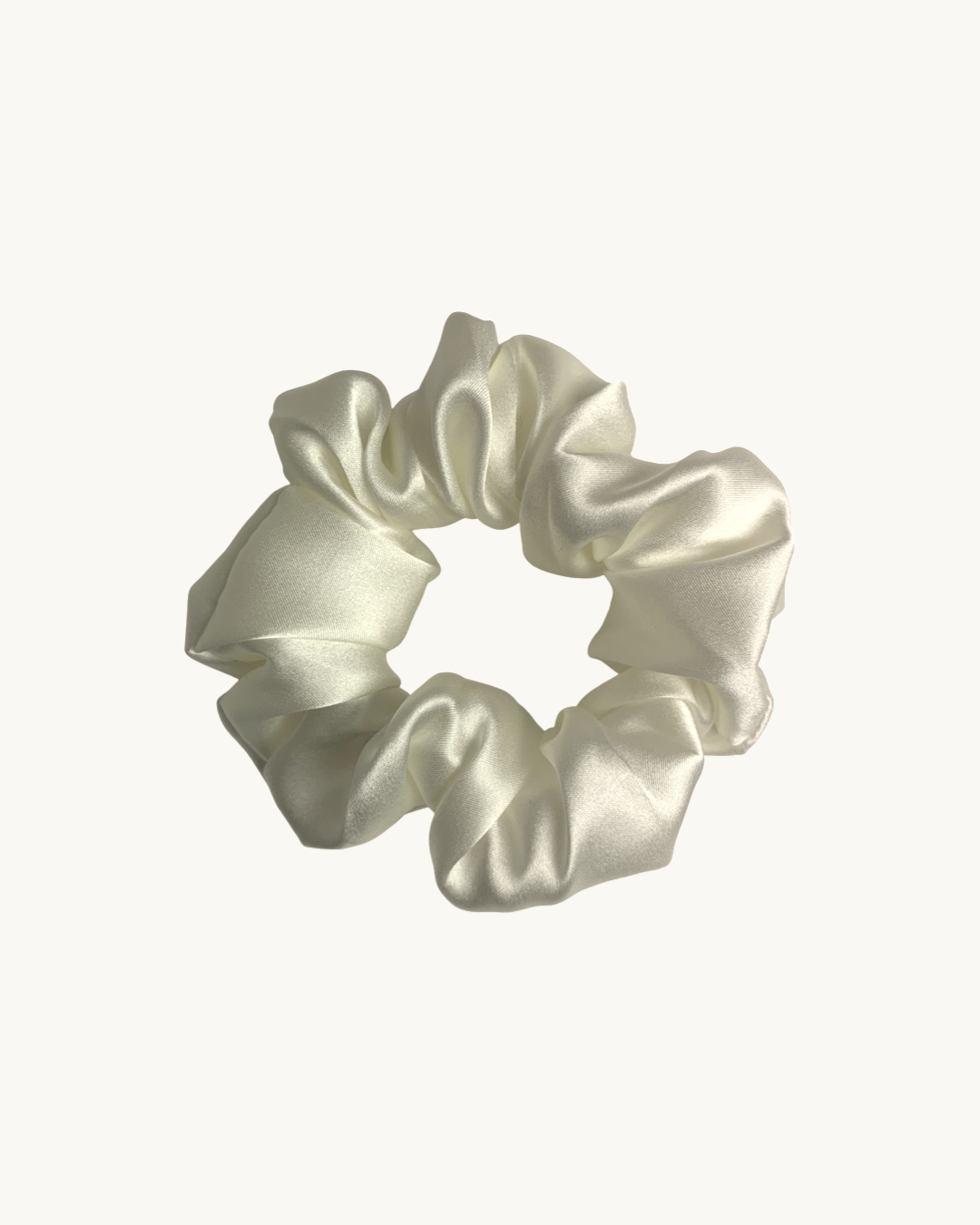 Silk Scrunchie Cream
